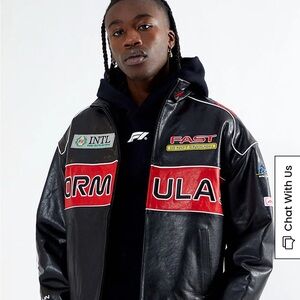 Formula one x Pacsun leather Jacket